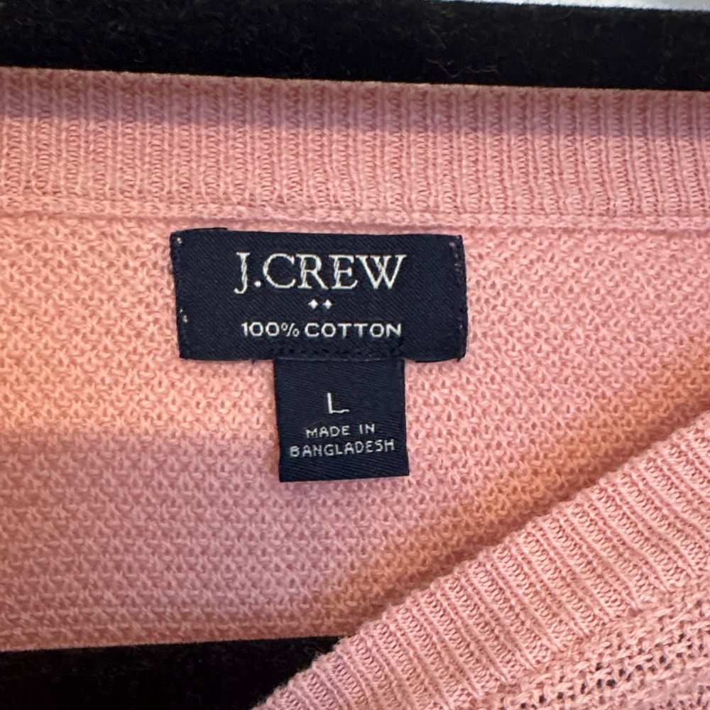 J. Crew Pink Crewneck Sweater - Picture 4 of 14